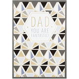 Hallmark You Are Fantastic Father's Day greeting card with elegant 3D details, showcasing a heartfelt design for dad.