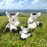 All Creatures Cleo Donkey Cuddly Toy Keyring 20cm