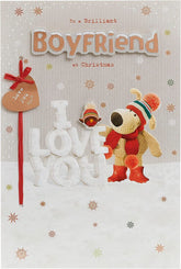 Boofles tood in the snow with big smow words-Boyfriend (300)