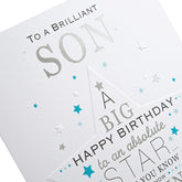 Star Son Birthday Card