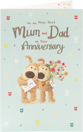 Boofle Wedding Day Anniversary Card for Parents
