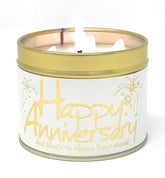 Happy Anniversary Scented Tin Candle