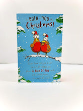 To Both of You Funny Robin Couple Christmas Card