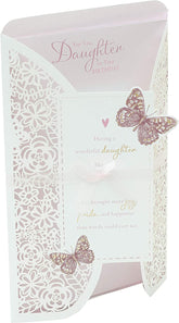 For You Daughter Lazor Cut Design Birthday Card