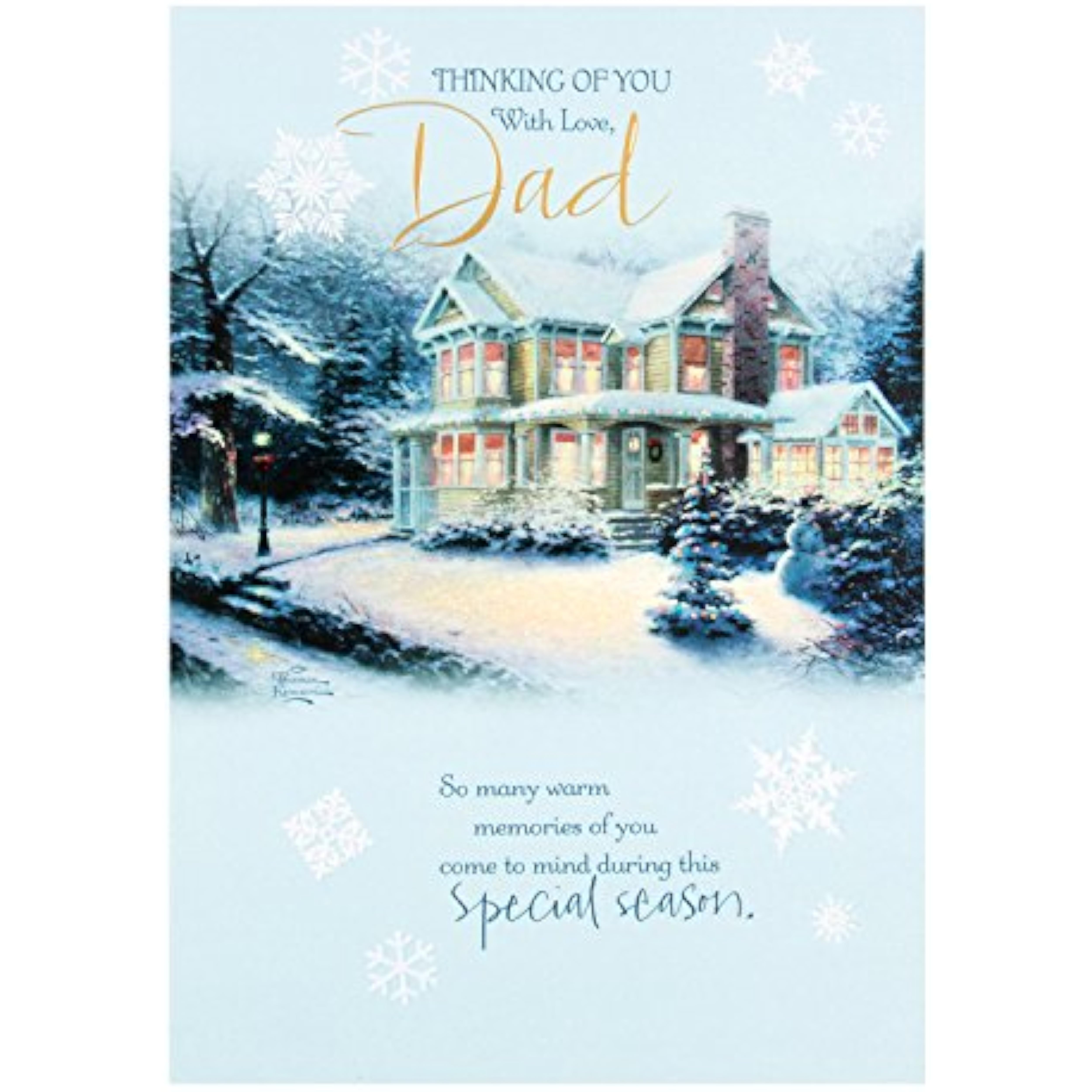 Special Season Dad Christmas Card