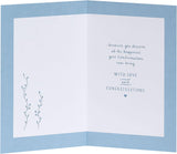 Blue Design Confirmation Card For Boy