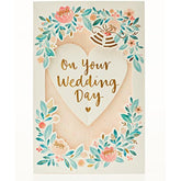 3D Pop Up Floral Wedding Card