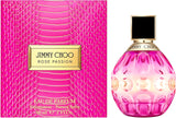 Jimmy Choo Rose Passion Eau de Parfum spray for women, 60ml bottle with floral pink and red accents