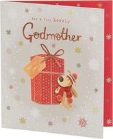 Boofle with large Chrismas present-Godmother (75)
