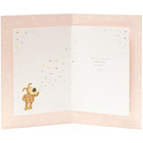 Boofle Holding Flowers Birthday Card