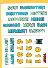 DC Batman with Stickers to Personalise Birthday Card