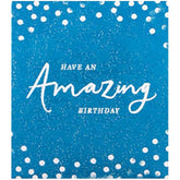 Hallmark Birthday Card - Contemporary Textured Foil Design