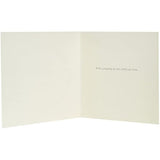 Sympathy Card with Sentimental Verse and Lovely Floral Butterfly Design