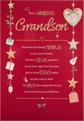Wonderful Grandson Christmas Card