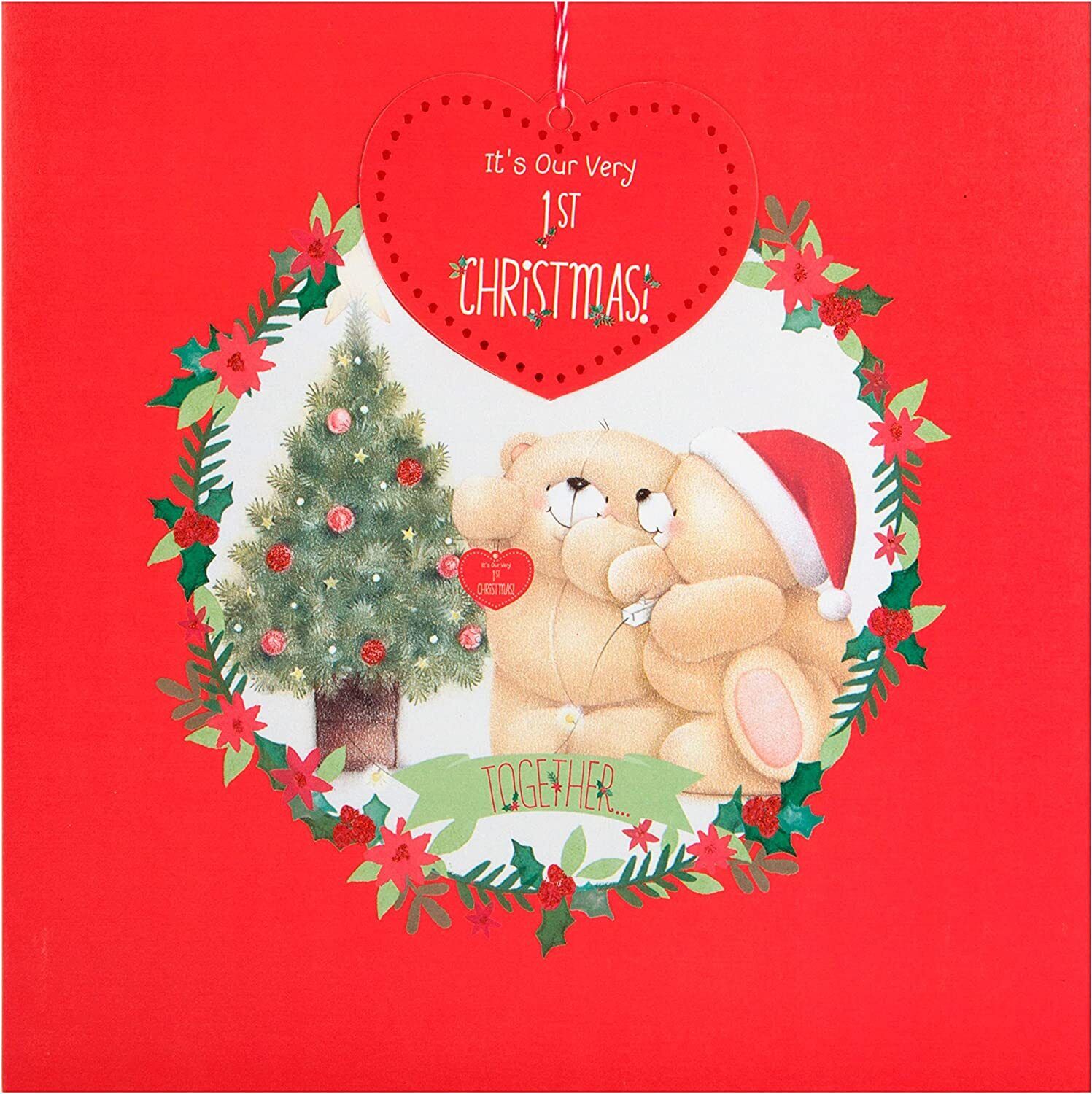Forever Friends Our 1st Christmas Together Card