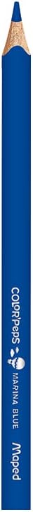Set of 12 Color'Peps My First Jumbo Coloring Pencils by Maped, featuring large, bright crayons suitable for young children.