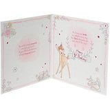 Disney Bambi and Thumper Daughter 1st Birthday Card