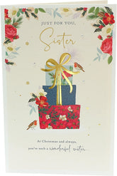 For A Special Sister Christmas Card