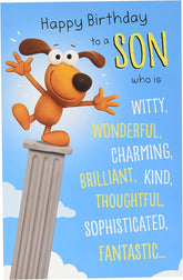 Funny Birthday Card for Son