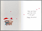 Christmas Stocking Boofle Husband Christmas Card