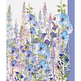 William Morris Garden birthday greeting card by NQ featuring floral garden design with intricate artwork.