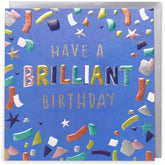 UK Greetings Kindred - Have A Brilliant Birthday - Confetti Card