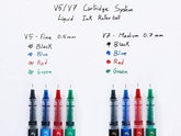 Pilot V7 Liquid Ink Rollerball 0.7 mm Tip Red Single