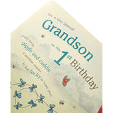 Disney Winnie The Pooh Grandson 1st Birthday Card