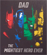 Marvel Avengers Dad Birthday Card - Mightiest Hero Design - Superhero Greeting