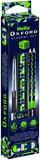 Oxford Helix Oxford Geo Student Set with blue and green school essentials, including geometry tools in a compact carrying case.