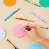 Set of six Oxford Illusions Ink Pens featuring vibrant ink colors and fine tips, ideal for detailed writing and artistic projects.