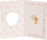 Boofle Birthday Card For Daughter In Law With Envelope - Cute Design Present And Flowers, 137mm x 210mm