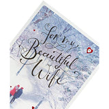Wife Christmas Card - Winter Scene