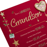 Wonderful Grandson Christmas Card