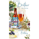 Special Brother Birthday Beer Birthday Card