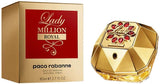 Paco Rabanne Lady Million Royal Eau de Parfum spray for women, 80ml bottle with elegant gold and red packaging.