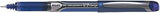 Blue Pilot V7 Liquid Ink Rollerball pen with 0.7 mm tip shown, highlighting the sleek design and ink color.