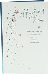 Birthday Card for Husband with Loving Words
