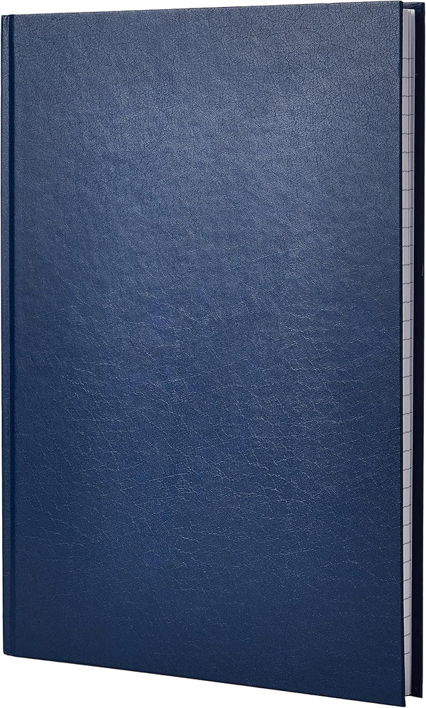 Q-Connect 96-page A4 ruled manuscript book with greeting card design featuring ruled pages and decorative cover.
