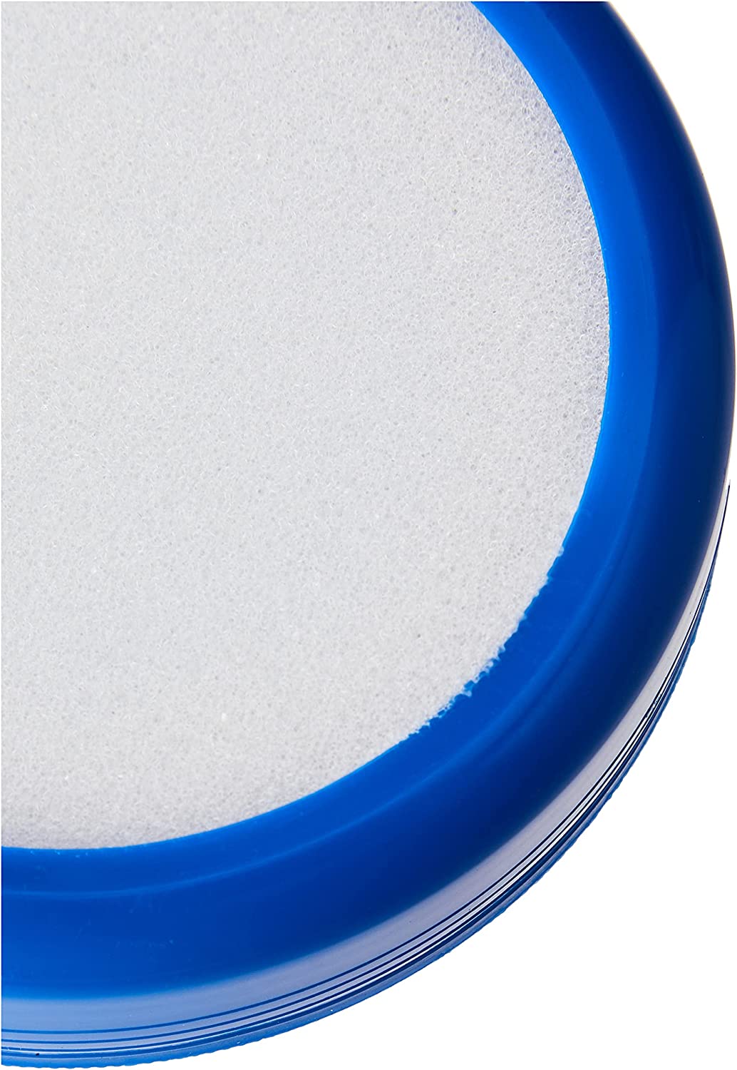 Blue sponge damper from Q-Connect for office mailers, shown in a close-up image of the dampening component.