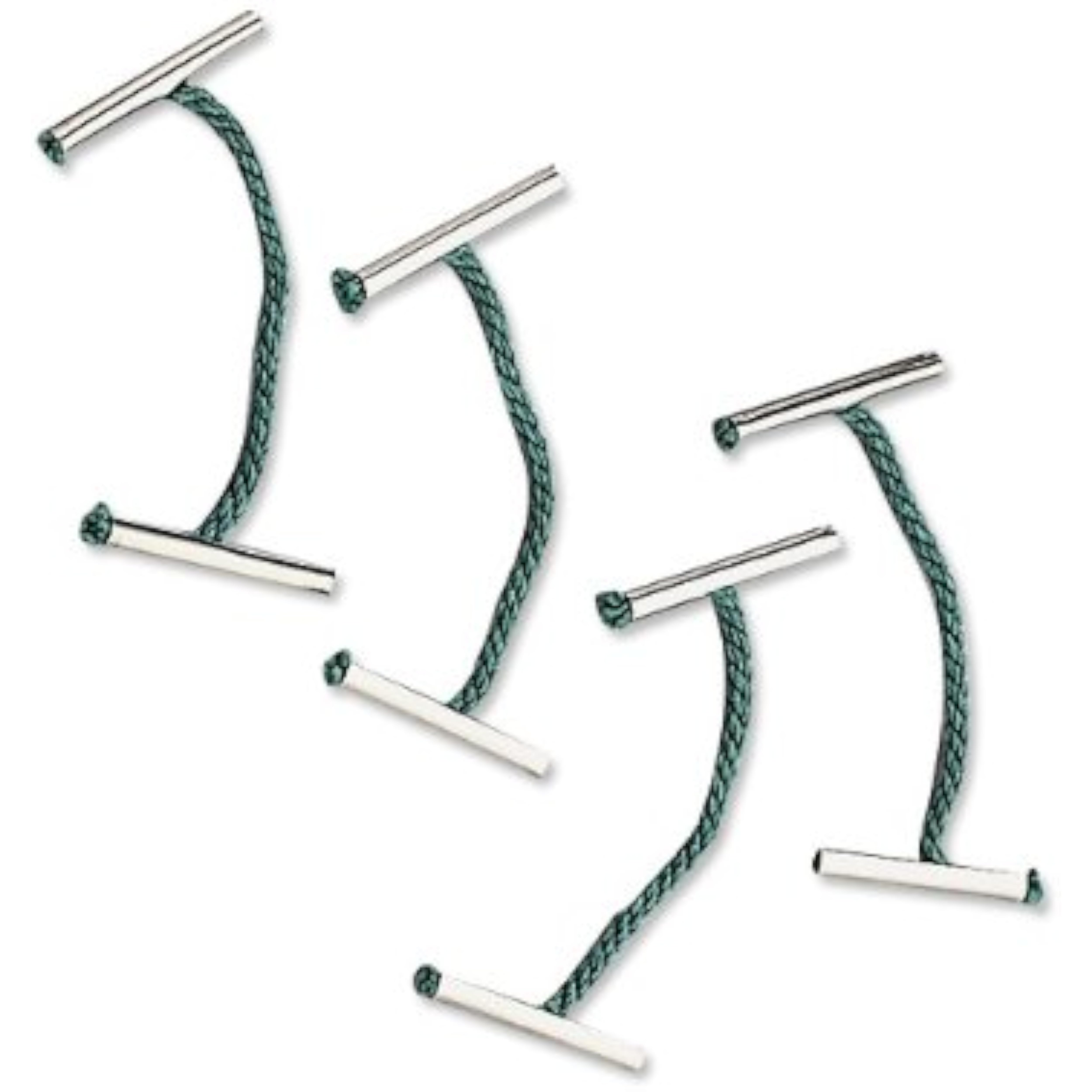 Q-Connect metal treasury tags, 25mm, in a pack of 100, showing metal tags with small holes for attachment.