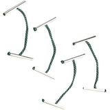 Q-Connect metal treasury tags, 25mm, pack of 100, durable stationery tags for organizing and labeling items.