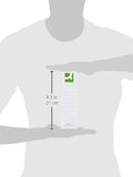Q-Connect white spine labels for lever arch files, pack of 10, for organizing and identifying files easily.