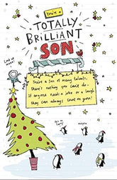 Son Christmas Card, Christmas Card for Son, Pop-up Christmas Card, Christmas Card for Him, Son Xmas Card