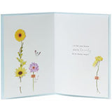 Just For You Floral Design Birthday Card