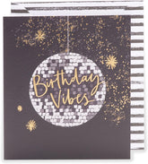 Kindred Glitter & Gold Birthday Card – Elegant & Sparkling Greeting for All Ages