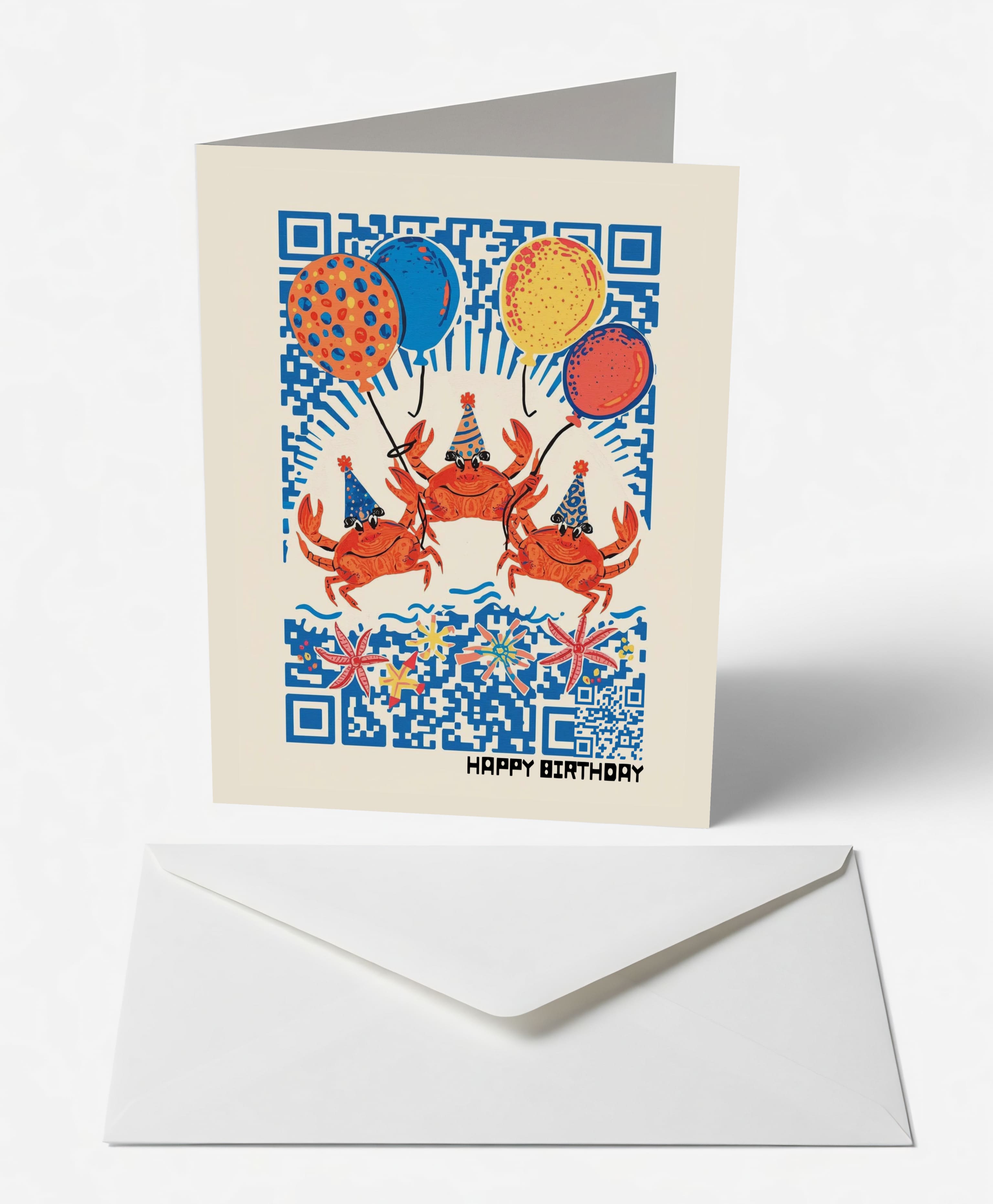 Party Crabs Birthday Card