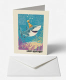 Party Shark Birthday Card