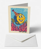 Scanimate | Birthday Card | Tropical Fish Design | Interactive QR Song | With Envelope | Happy Birthday Greeting Card | Her/Him