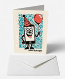 Party Smartphone Birthday Card